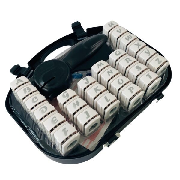 FURADOR PAPEL KIT 26 LETRAS 16mm