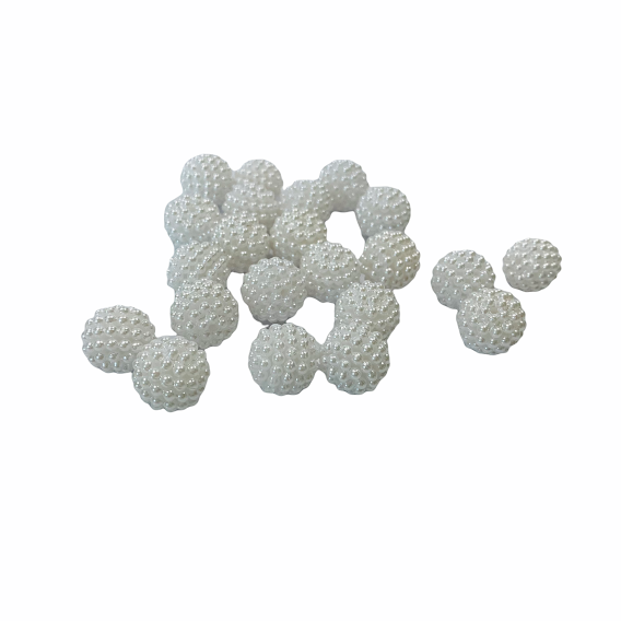 PÉROLA FRAMBOESA EM ABS - 10 mm - 41 pçs - Image 2