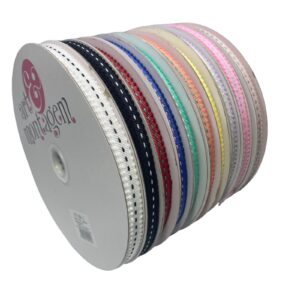 FITA PESPONTADA C/ BORDA MICRO POMPOM 10mm c/10 jardas