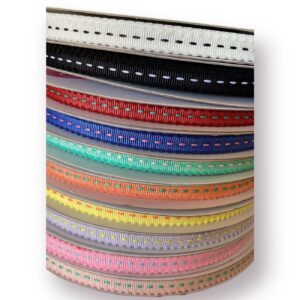 FITA PESPONTADA C/ BORDA MICRO POMPOM 10mm c/10 jardas - Imagem 2